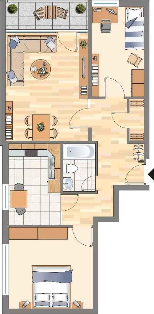 3-Zimmer-Wohnung in Dortmund Hörde