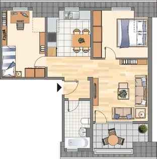 Haus (57.0 m²) zur Miete in Dortmund (Rübezahlweg 31, 44339 Dortmund, Germany)