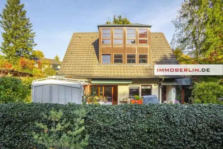 Fabelhaftes Einfamilienhaus mit idyllischer Südterrasse & Westloggia auf Hammergrundstück beim Tegeler Fließ