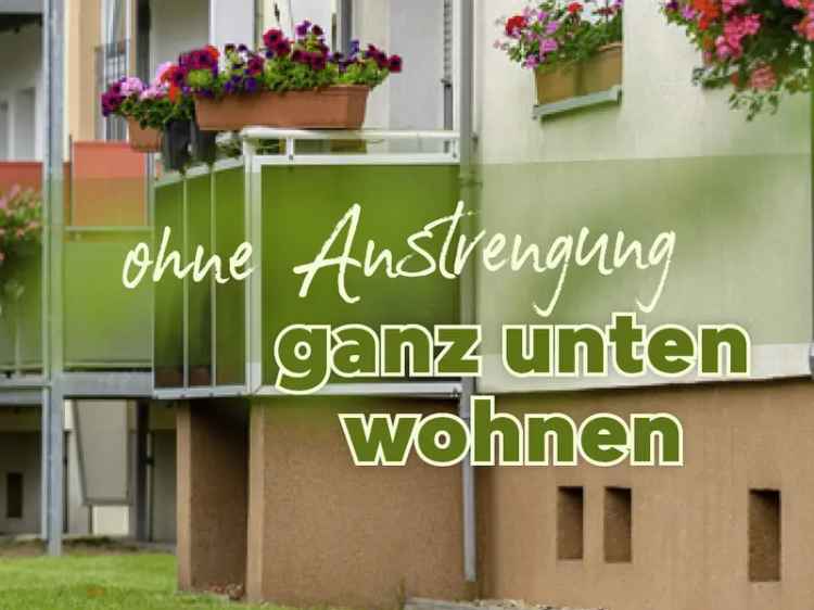 Mieten 2-Raum Wohnung mit Balkon in ruhiger und grüner Lage