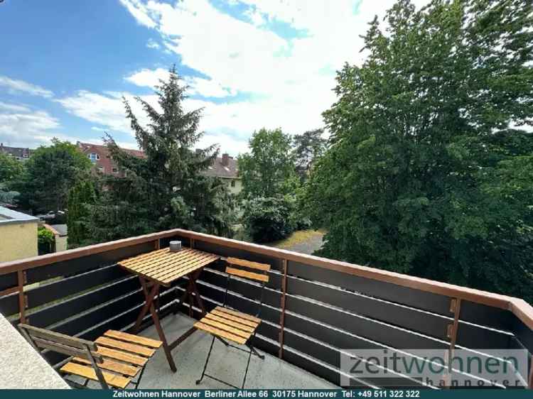 Maschsee, Südstadt, 1  Zimmer Apartment mit Balkon, alles neu