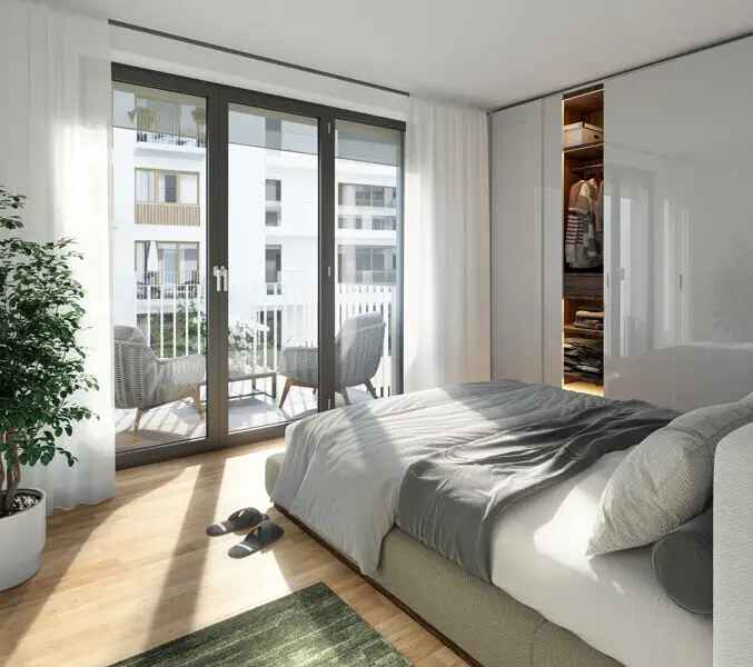 Zum Erstbezug: 2-Zimmer-Wohnung mit  Loggia