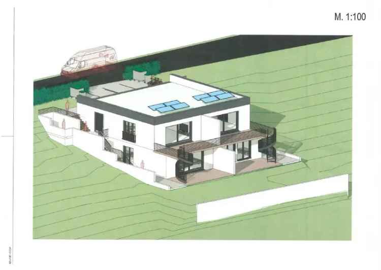 Doppelhaushälfte Düsseldorf-Unterbach KfW 40 Wärmepumpe Solaranlage