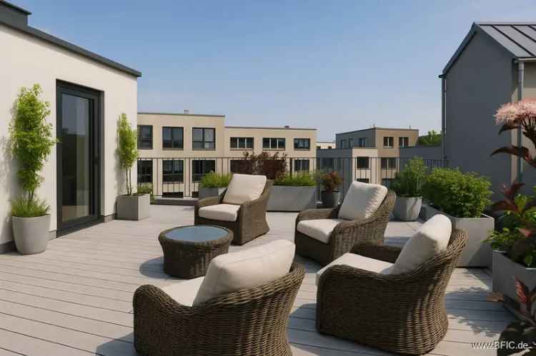 Top-Lage: Penthouse mit großer Dachterrasse, Klimaanlage und 2 Tiefgaragenstellplätze