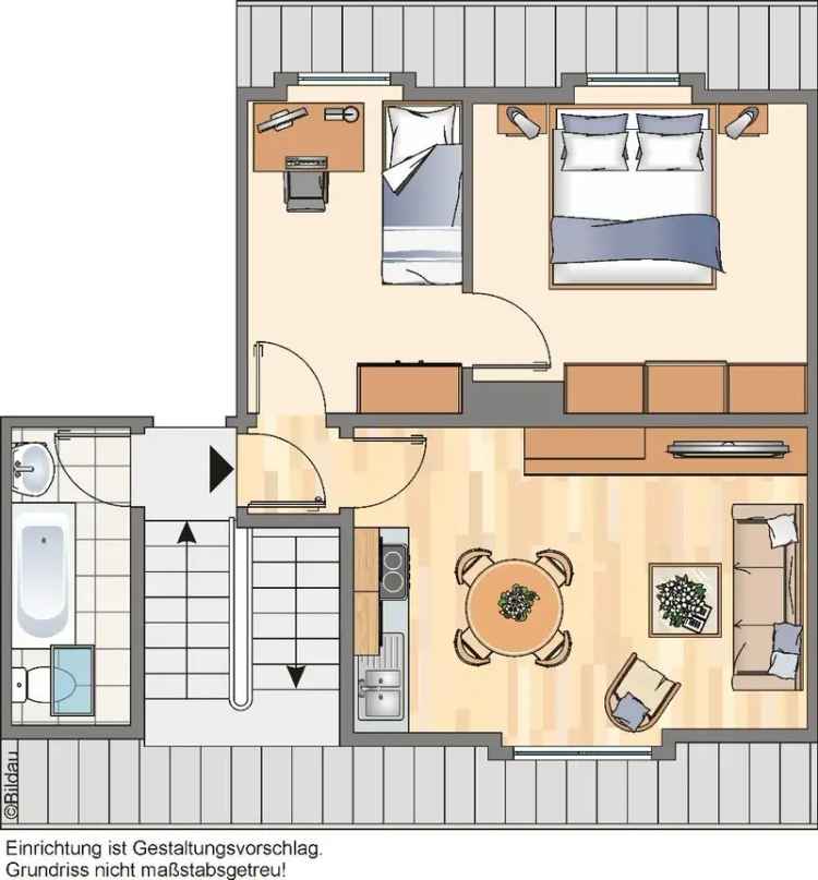 2 Zimmer Wohnung Bochum Grumme Modernisiert