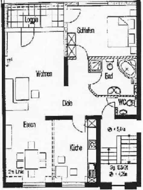 Moderne Wohnung in Köln Weiden mit Fußbodenheizung und Tiefgaragenstellplatz