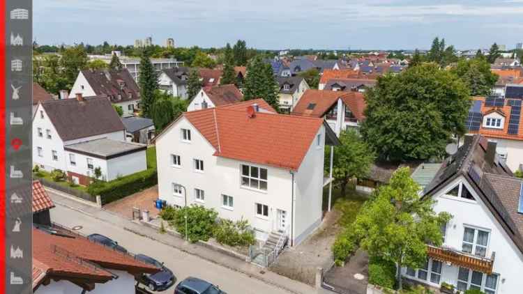 Mehrfamilienhaus mit Büroeingang in ruhiger Wohngegend