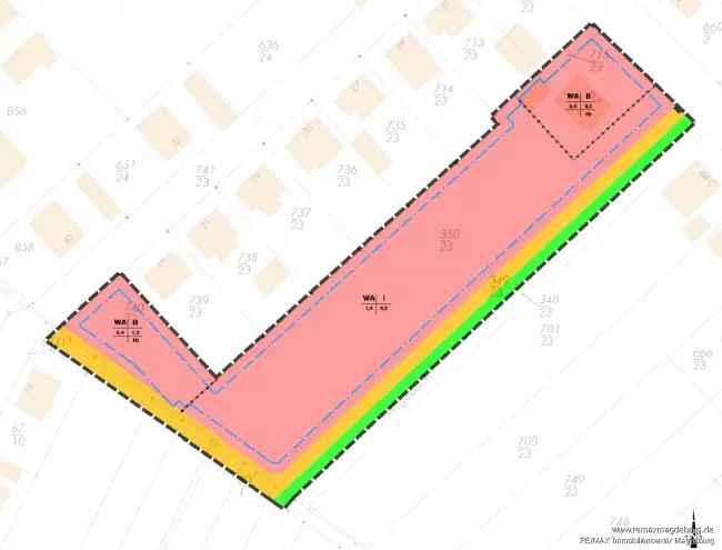 Attraktives Baugrundstück mit genehmigtem Bauprojekt in Colbitz