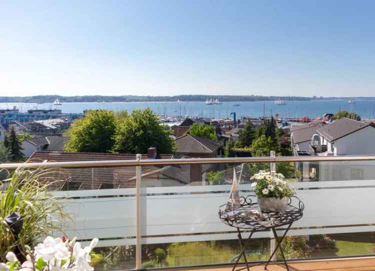 Luxuriöse penthouse wohnung mit panoramablick in kiel