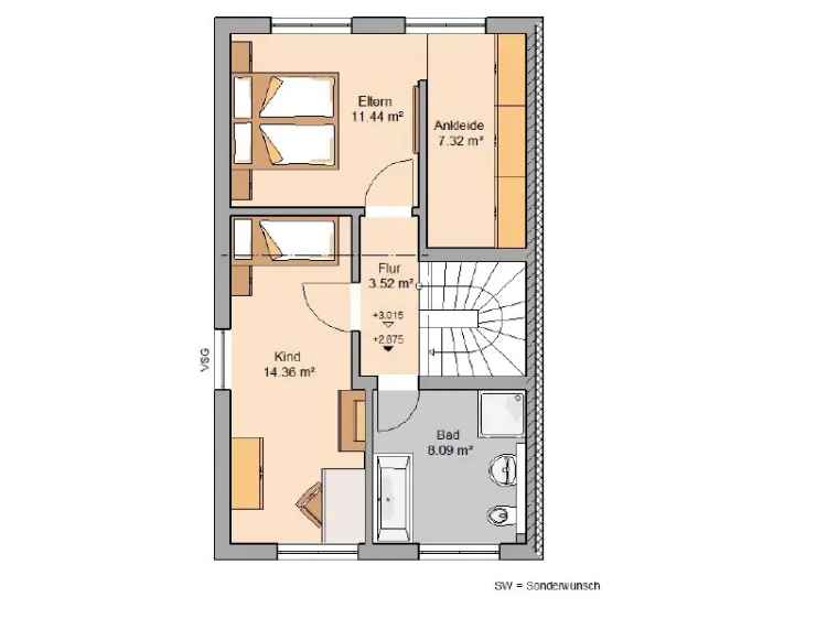 3-Ebenen-Familienhaus mit großem Freiraum in Dresden