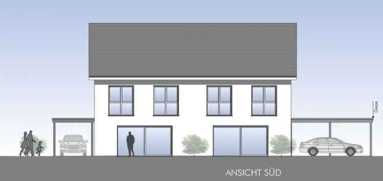 Moderne Doppelhaushälfte Bielefeld KfW40 PV-Anlage Sonnenterrasse