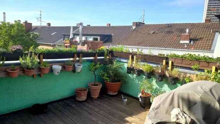 Mieten 3 Zimmer Wohnung in Lindenthal Köln mit großer Dachterrasse