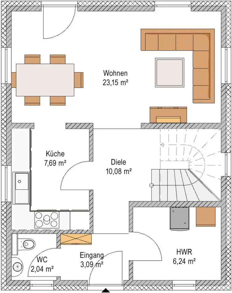 Stadtvilla Leipzig Thekla 100m² 4 Zimmer Grundstück Inklusive