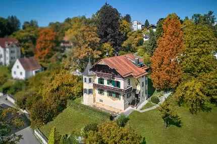 Historische Villa nur wenige Meter vom Ammersee entfernt: Landhaus aus 1905 mit weiterem Baurecht