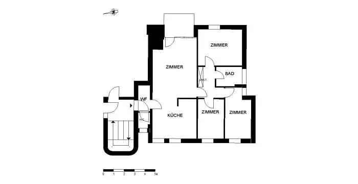 Auf gute Nachbarschaft: günstig geschnittene 4-Zi.-Wohnung