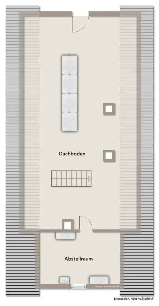 Seltenes Angebot! Gemütliche 2 Zimmer-Dachgeschosswohnung im Zentrum!