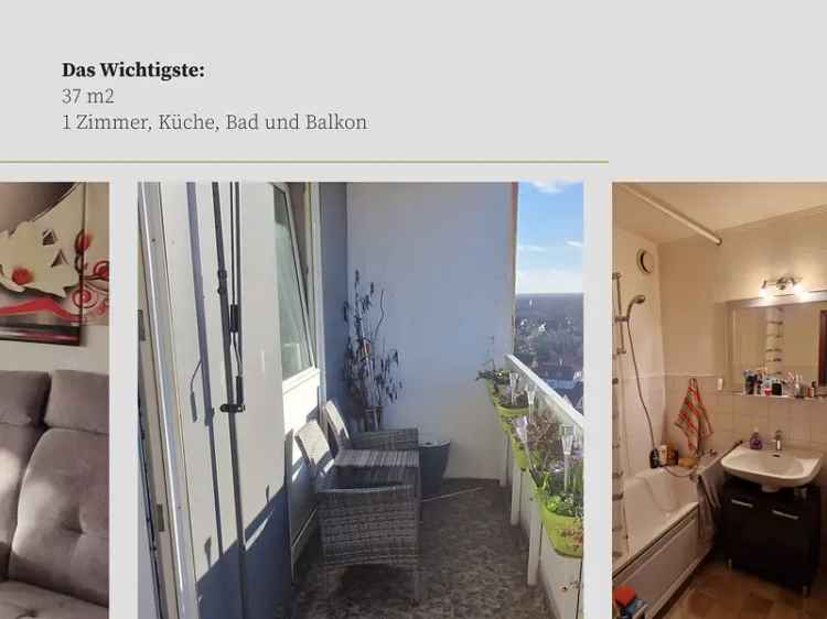 Kapitalanlage: Vermietete 1-Zimmer-Wohnung mit 7,8% Rendite in zentraler Lage von Delmenhorst