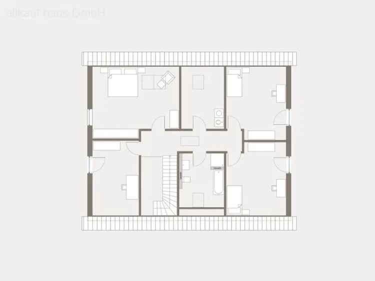 Traumhaus Essen 237m² 7 Zimmer 5 Schlafzimmer Garten Wärmepumpe Ausbauhaus