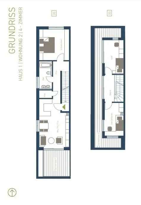 Luxuriöse 4-Zimmer-Dachterrassen-Maisonette in Forstenried