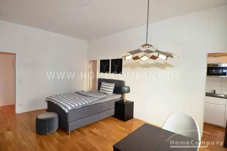 Mieten Ein-Zimmer-Wohnung in Berlin-Mitte mit Balkon