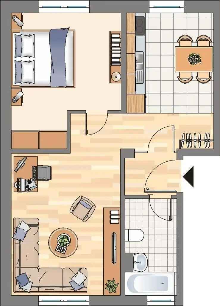 2-Zimmer-Wohnung in Dortmund Kemminghausen