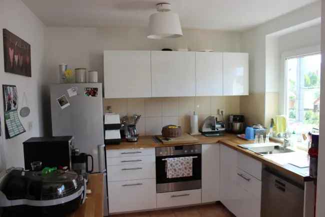 3-Zimmer Wohnung Frankfurt Preungesheim - Balkon und Tiefgaragenstellplatz