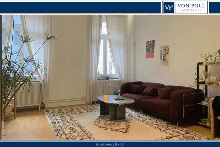 Altbauwohnung 104m² Balkon 4 Zimmer Vermietet Kapitalanlage