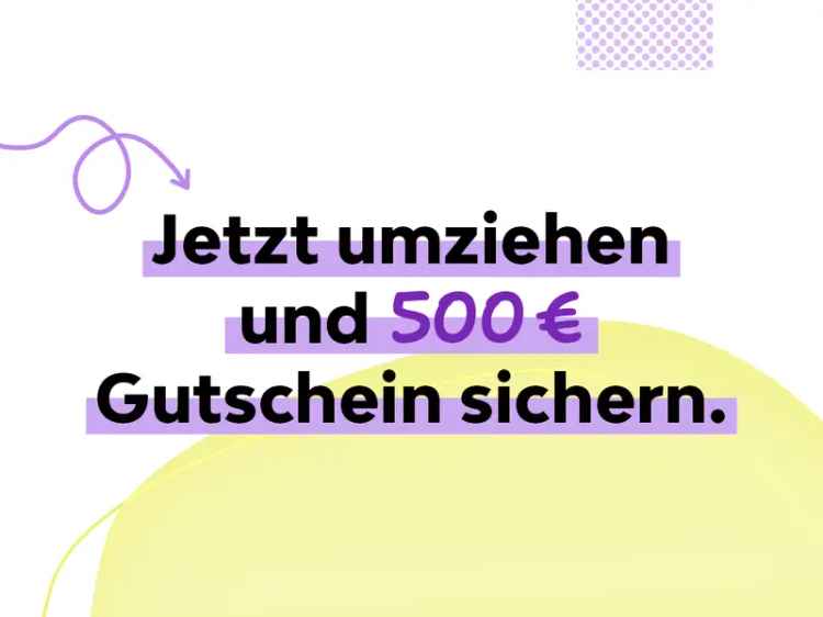 500 € geschenkt*: großzügige Balkonwohnung im bequemen EG