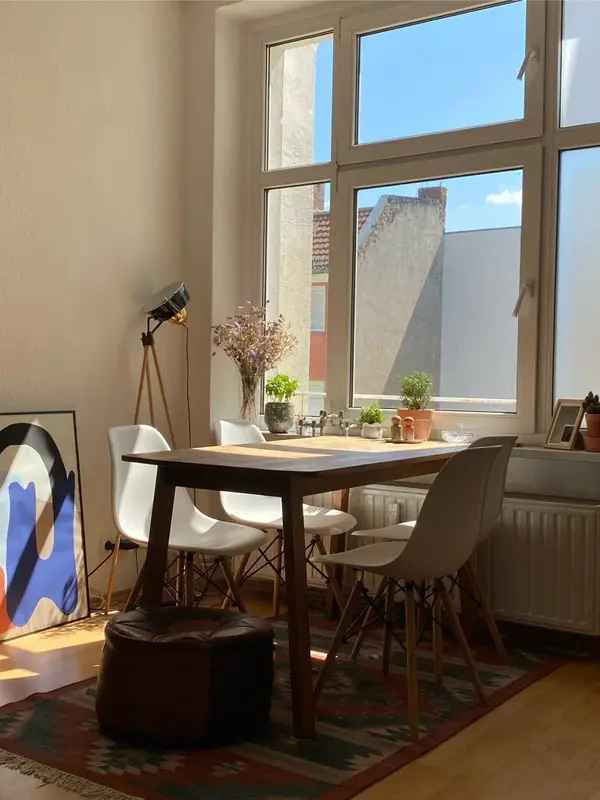 Miete 3 Zimmerwohnung in Friedrichshain mit Balkon oder Dachterrasse