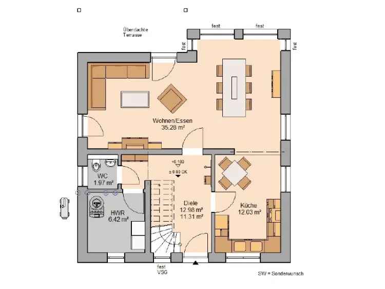 Kaufen Einfamilienhaus in Cossbaude mit individuellem Design