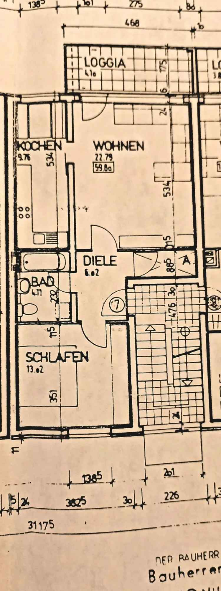 2-Raum-Wohnung  mit Südwest-Balkon in Grünlage von Essen-Schönebeck