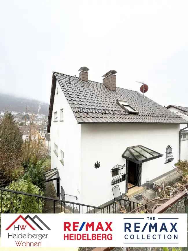 Mehrfamilienhaus mit Obstgarten und Traumausblick nahe Heidelberg