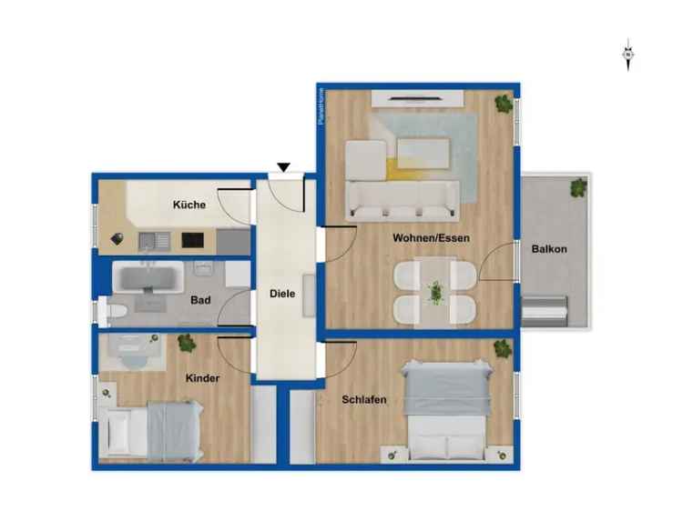 Kernsanierte 3-Zimmer-Eigentumswohnung für Eigennutzer oder als Kapitalanlage in Kleinzschocher