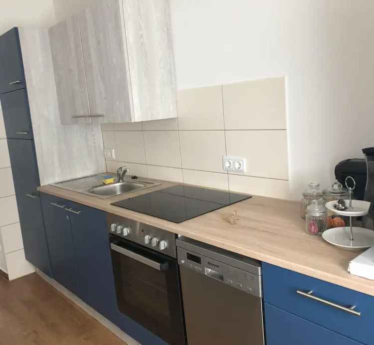 ruhige, möblierte 2-Zimmer-Wohnung Zentrum Trudering
