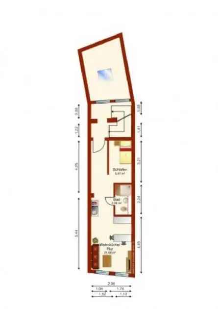 Neuwertige Wohnung kaufen mit Balkon und Einbauküche