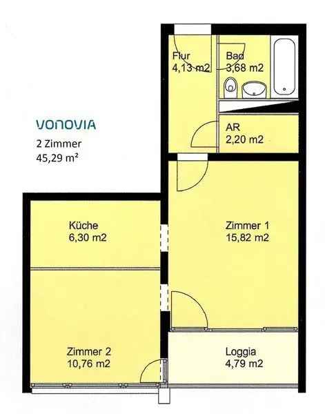 Klein aber mein: günstige 1,5-Zimmer-Single-Wohnung