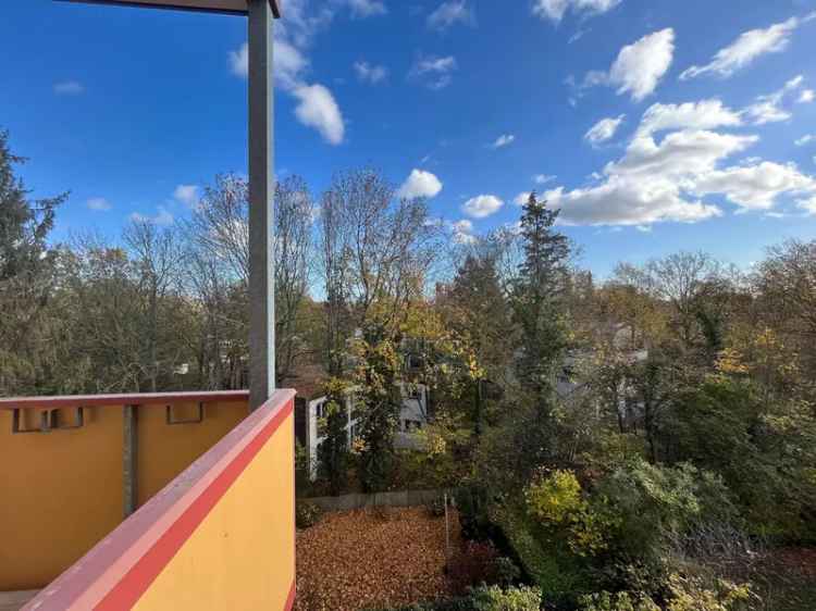 Vermietete 3-Zimmer-Whg + ruhiger Ost-Balkon – rauchlose Siedlung in STEGLITZ | Fensterbad + Keller