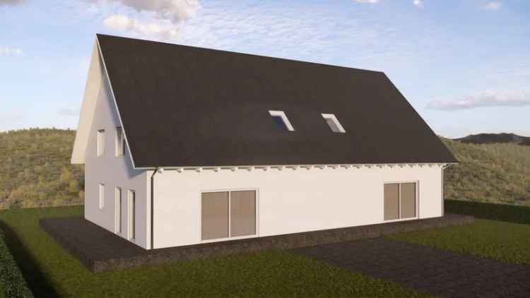 Effizienzhaus A+: NEUBAU von 111 m²-DHH - auf tollem Grundstück