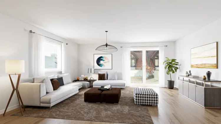 3,5 Zimmer Dachgeschosswohnung mit Garten