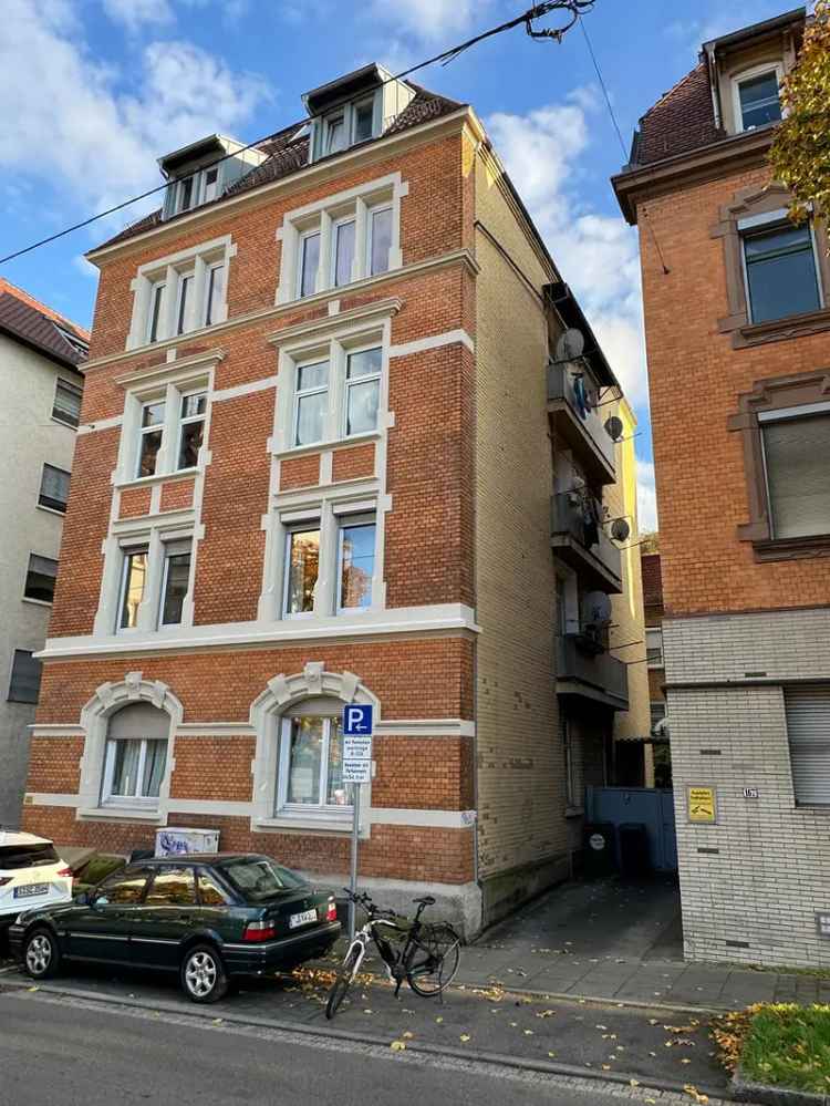 2-Zimmer Wohnung Stuttgart Süd Balkon Abendsonne Altbau