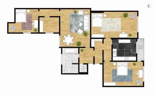 Wohnung (32.49 m²) zur Miete in Berlin (Habermannplatz, Gasteiner Straße, 10717 Berlin, Germany)