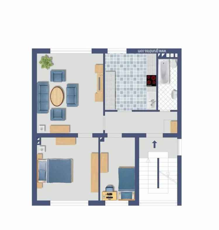 Vermietete Dreizimmerwohnung in Nippes zum provisionsfreien Erwerb