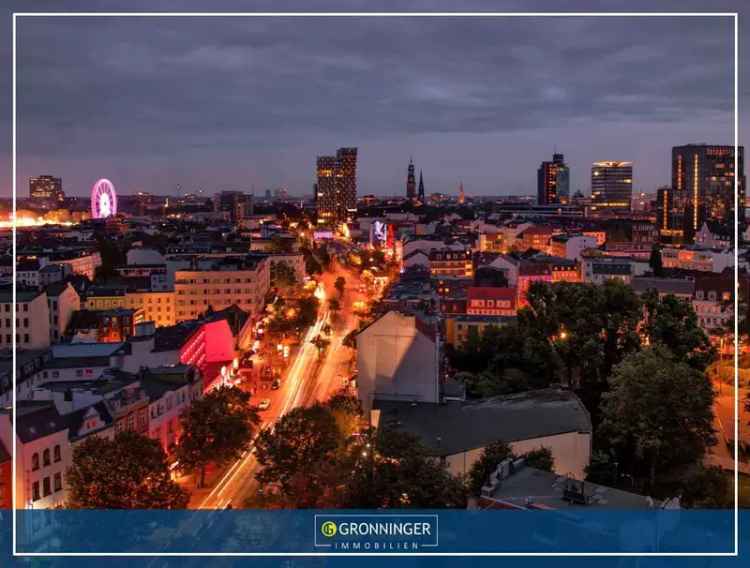 St Pauli Design Appartement mit Elbe Blick Balkon Stellplatz