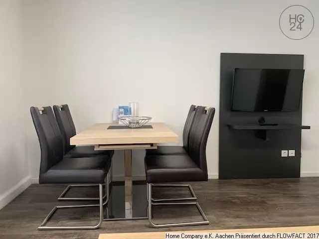 Aachen-Haaren: Modern möbl. 2-Zimmerwohnung