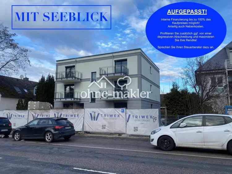 Ein Idyllischer Traum! 3-Zimmer Neubauwohnung mit Seeblick inkl. Einbauküche von „Daniel-Küchen“!