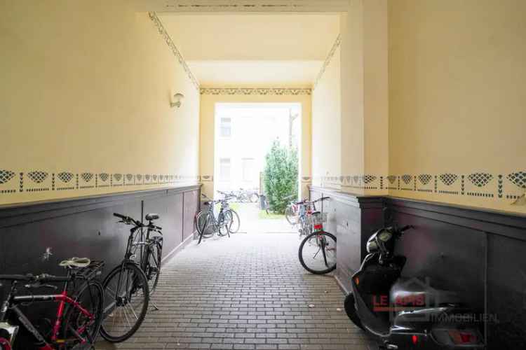 3 Zimmer Wohnung Erdgeschoss Südvorstadt Terrasse Tageslichtbad