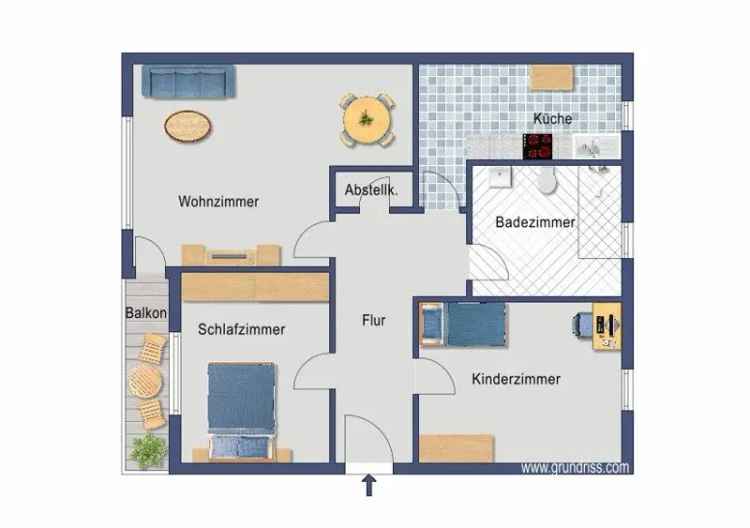 Tolle 3-Zimmer-Ergeschosswohnung mit Garten! 