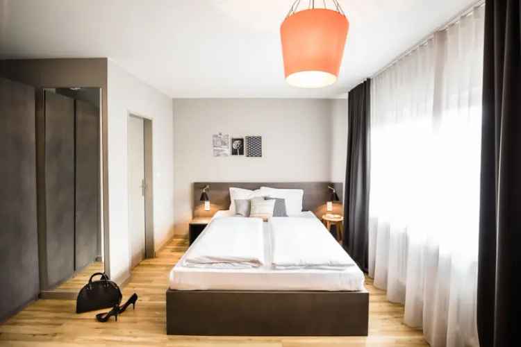 Mieten Studio modernes Apartment in Frankfurt am Main mit Doppelbett