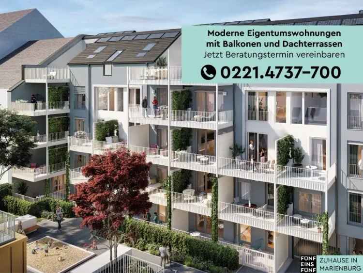 Moderne Wohnen in Köln mit grüner Oase