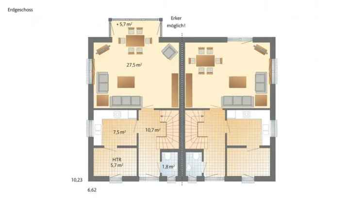 KFW 40 Technikhaus mit Grundstück QNG - Modernes Smart Home